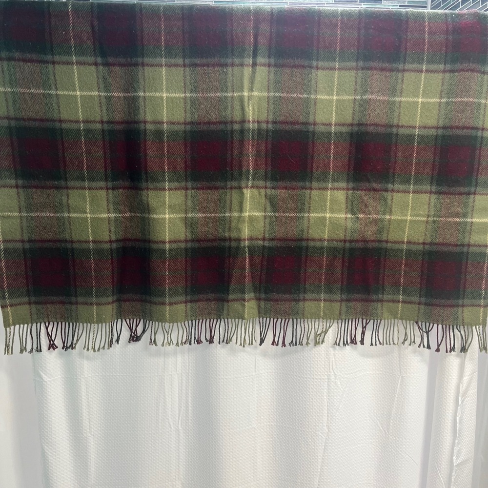 Edinburgh Woollen Mill Pure Wool    Buchanan Autumn Tartan Plaid Blanket
56x62